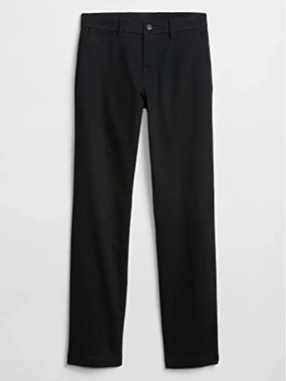 Stylish Men's Khaki Chino Pants in True Black, Size 34w X 32l - Comfortable Fit